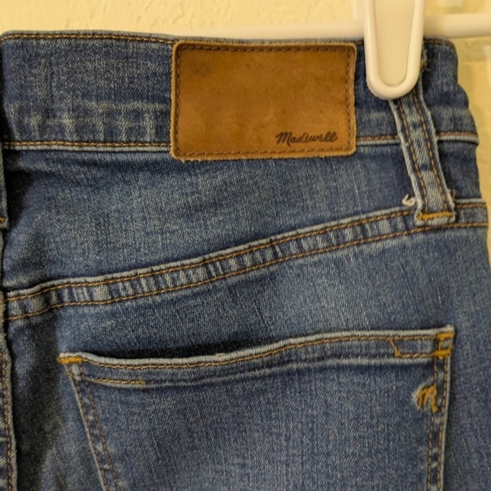 Madewell Women's 9" High-Rise Skinny Jeans Blue Dark Wash Stretch Denim Size‎ 26 - Picture 4 of 8
